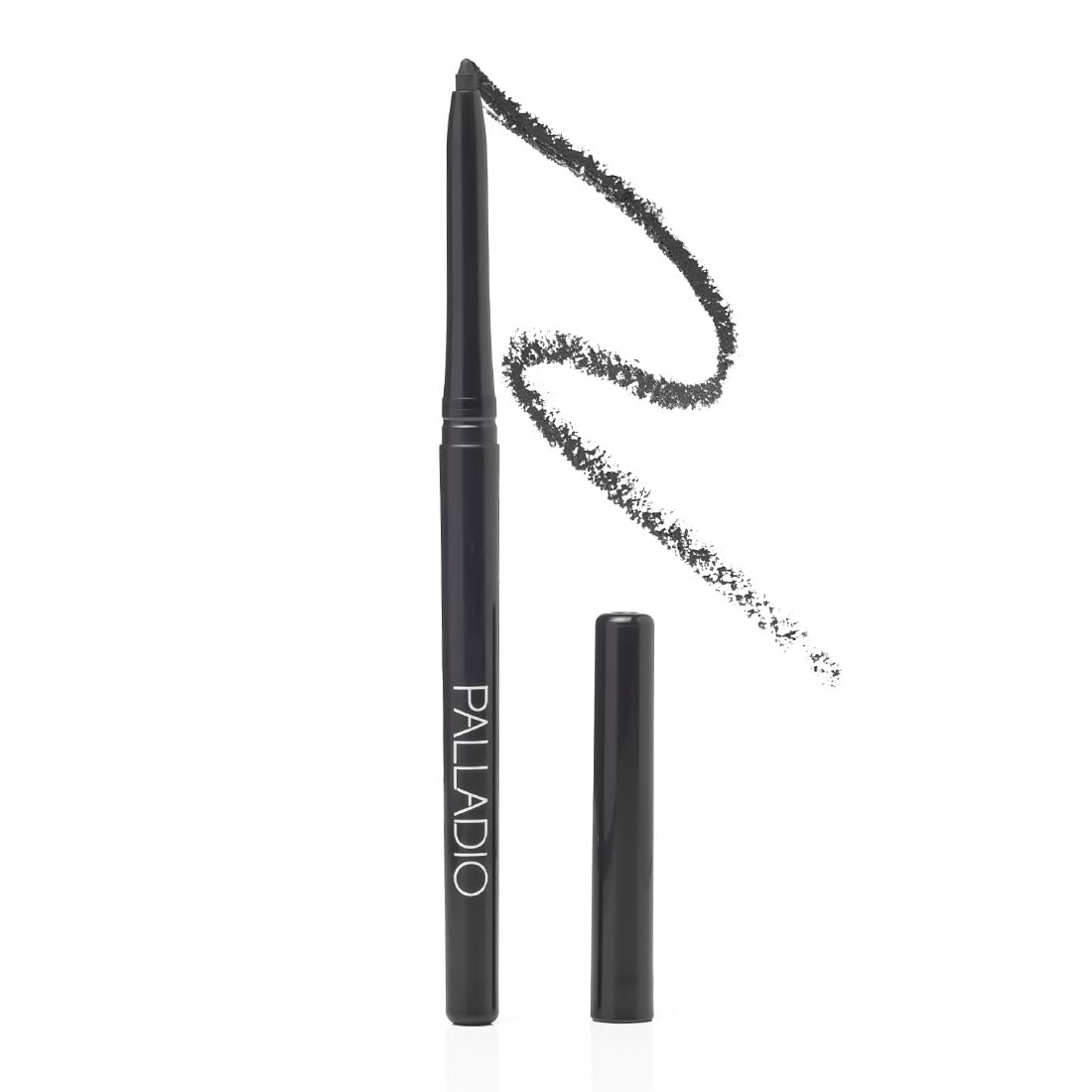 Palladio Retractable Waterproof Eyeliner, Eggplant, Creamy, Slip Twist Up Pencil Eye Liner, Smudge Proof Long Lasting Application, No Sharpener Required