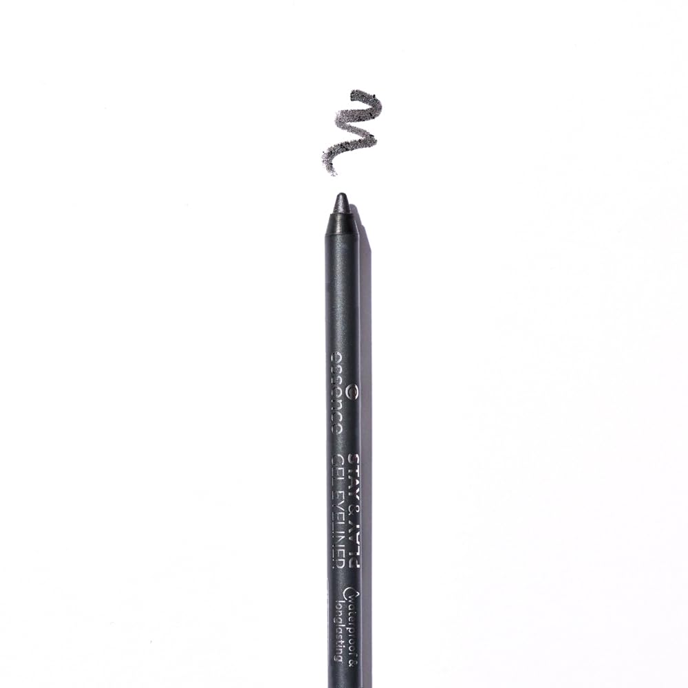 essence Stay & Play Gel Eyeliner Pencil (01 | Black Raven), Vegan