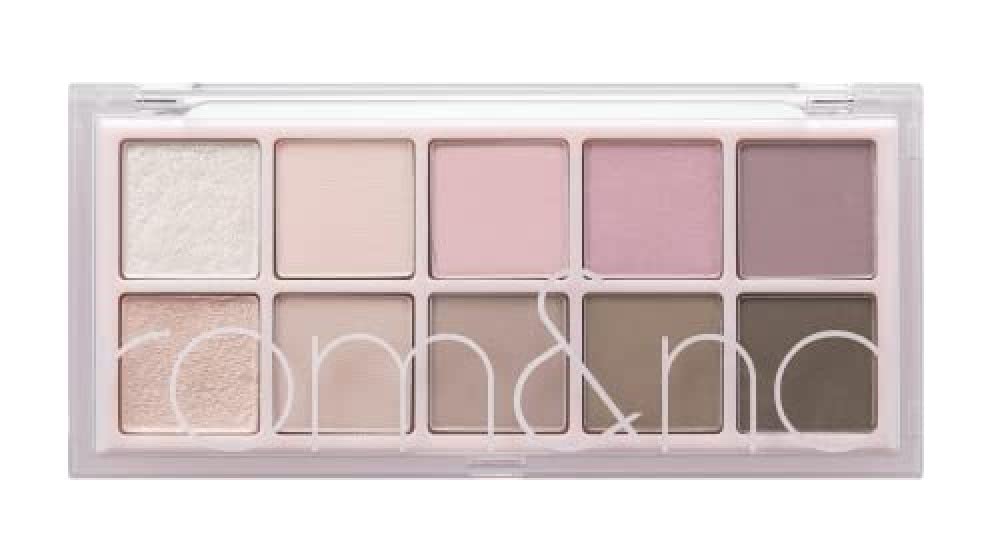 rom&nd Better Than Palette 102g (04 Dusty Fog Garden) | Eye Makeup Palette, Matte & Shimmer Eye Shadow, Sparkling Glittery, various 10 shades, Long Lasting, High Pigmented, Blendable, Warm Tones