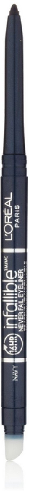 L'Oreal Paris Makeup Infallible Never Fail Original Mechanical Pencil Eyeliner with Built in Sharpener, Brown, 0.008 oz.