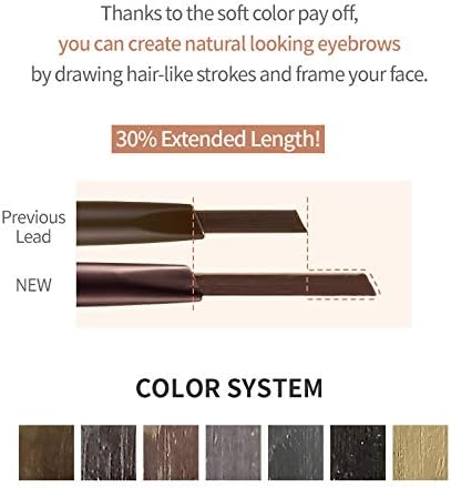 Etude House Drawing Eye Brow, No.1 Dark Brown, 0.2 Ounce