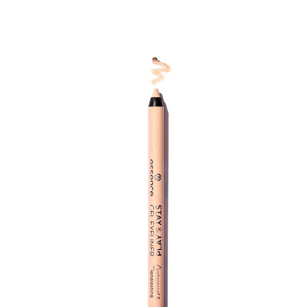 essence Stay & Play Gel Eyeliner Pencil (01 | Black Raven), Vegan