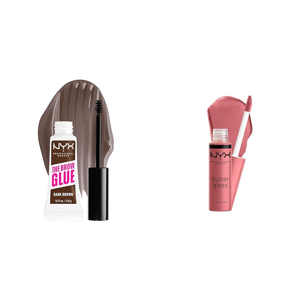 NYX PROFESSIONAL MAKEUP The Brow Glue, Extreme Hold Eyebrow Gel - Clear
