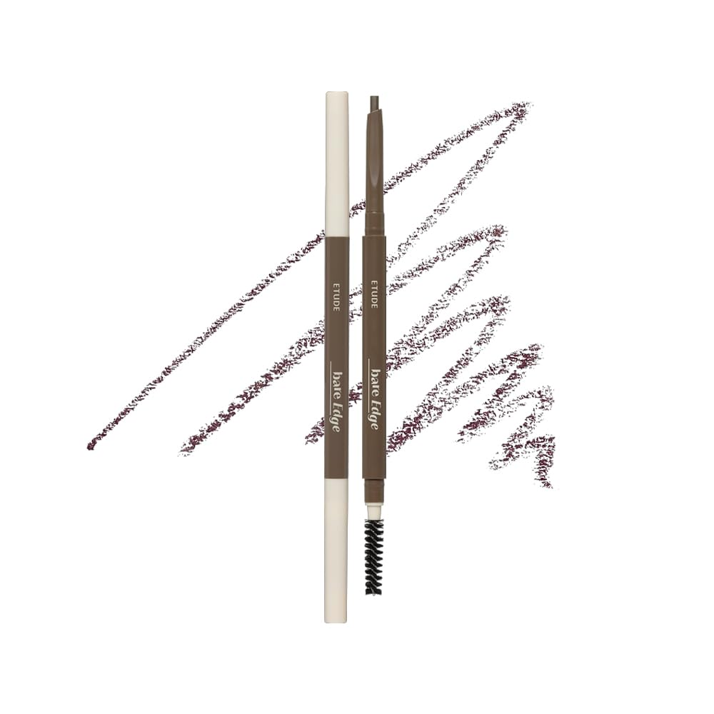 ETUDE Bare Edge 3D Eyebrow Pencil, Grey Brown, Natural-Looking