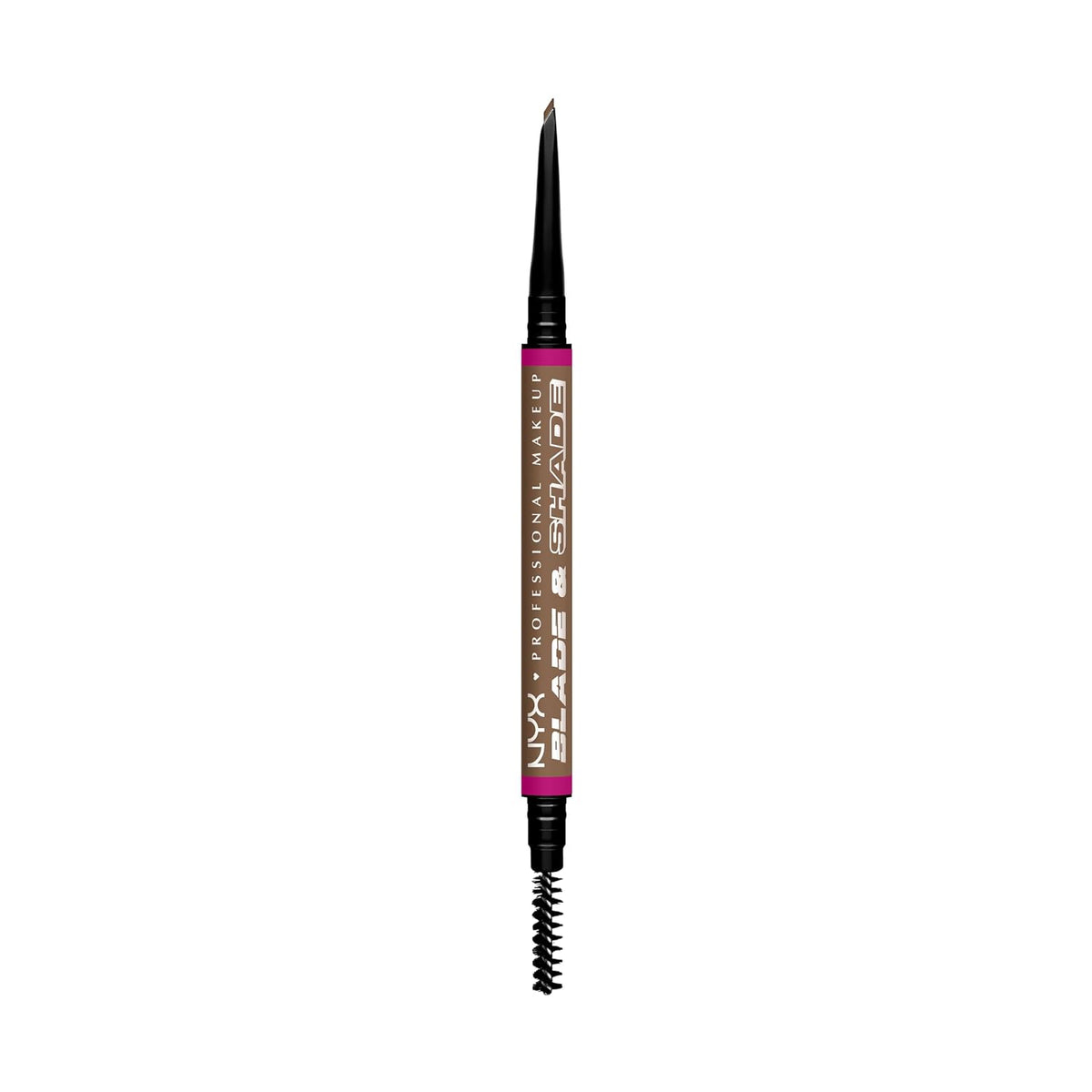 NYX PROFESSIONAL MAKEUP Blade & Shade Brow Pencil, Nano Mechanical Eyebrow Pencil, Up to 16HR Make Up Wear - Taupe