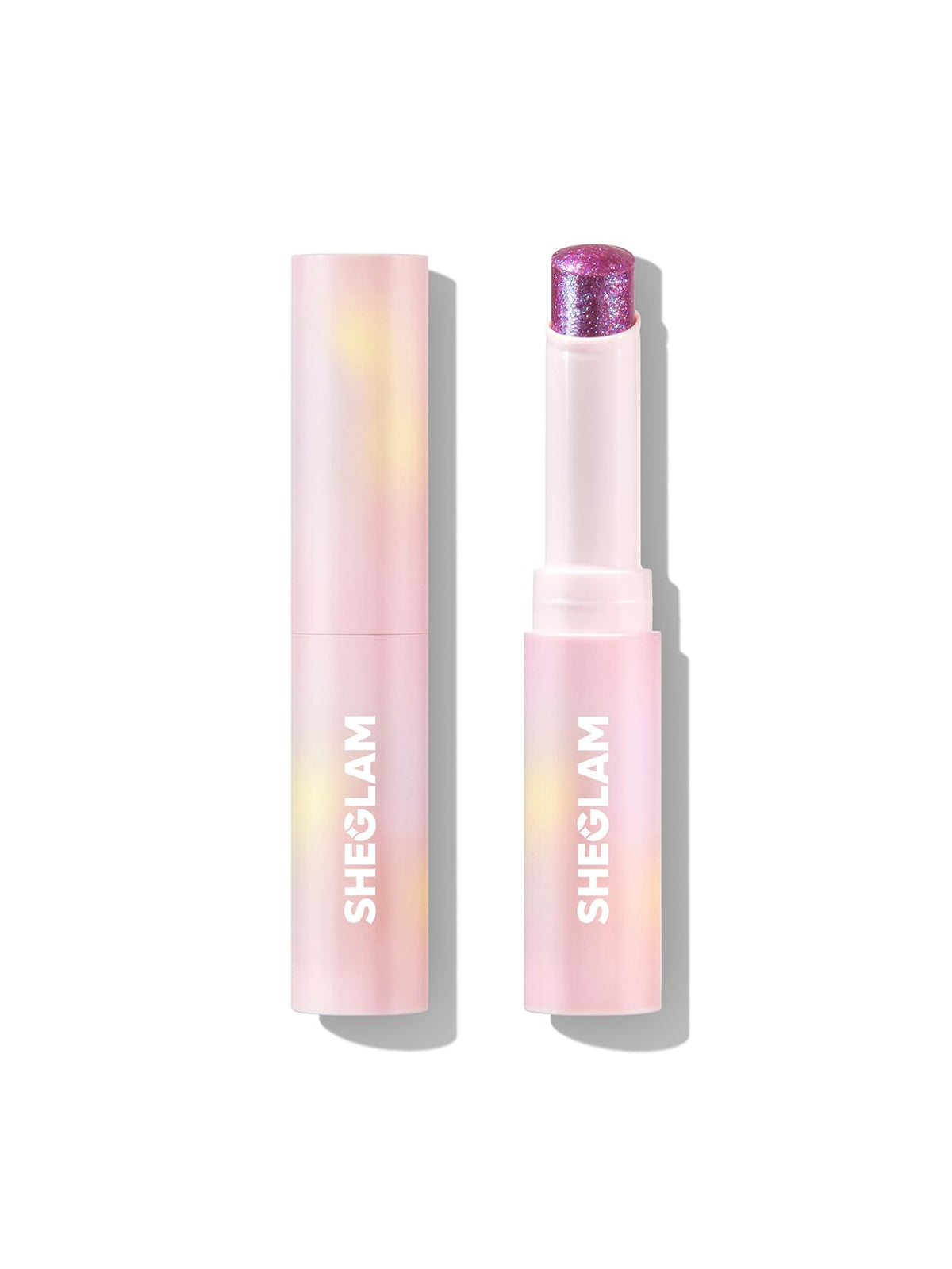 SHEGLAM Crystal Jelly Glaze Stick Eye Shadow Stick Eyeliner Brightener Pencil Crayon with Brush Easy to Blend Long Lasting Shimmer Eyeshadow-Champagne Gleam