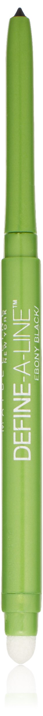 MAYBELLINE New York Define-A-Line Eyeliner, Ebony Black, 0.01 Ounce