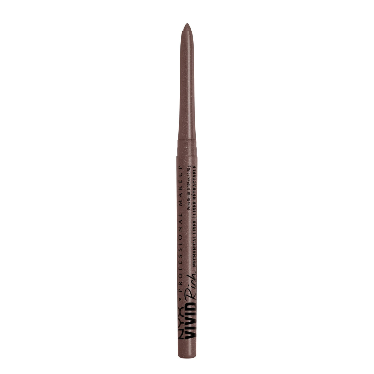 NYX PROFESSIONAL MAKEUP Mechanical Eye Pencil,Vivid Rich Mechanical, Creamy Retractable Eyeliner - Always Onyx, Black Eyeliner