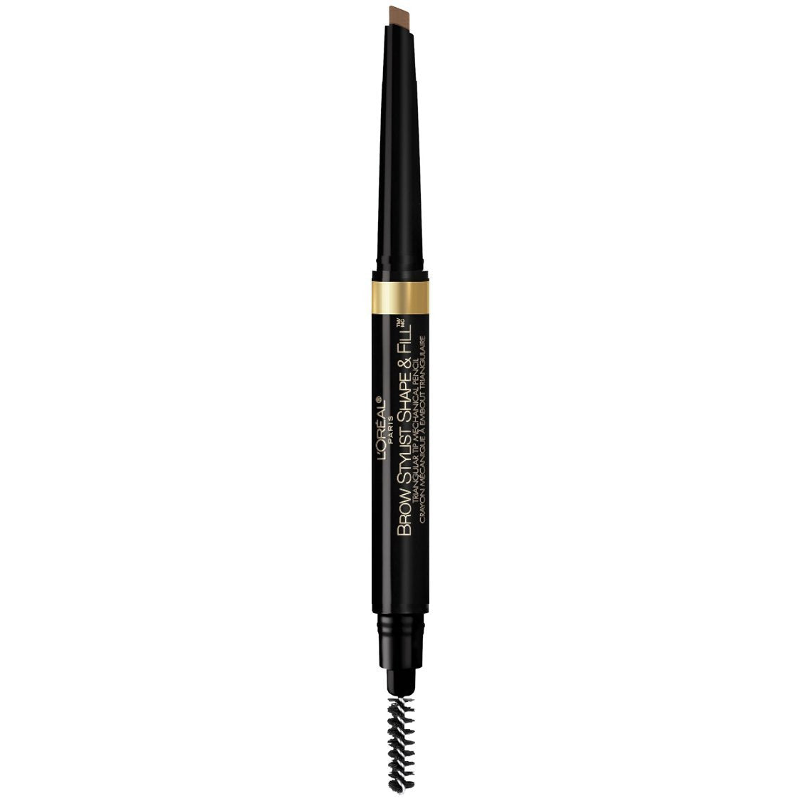 L'Oreal Paris Brow Stylist Shape & Fill Mechanical Eye Brow Makeup Pencil, Dark Brunette, 0.008 oz.
