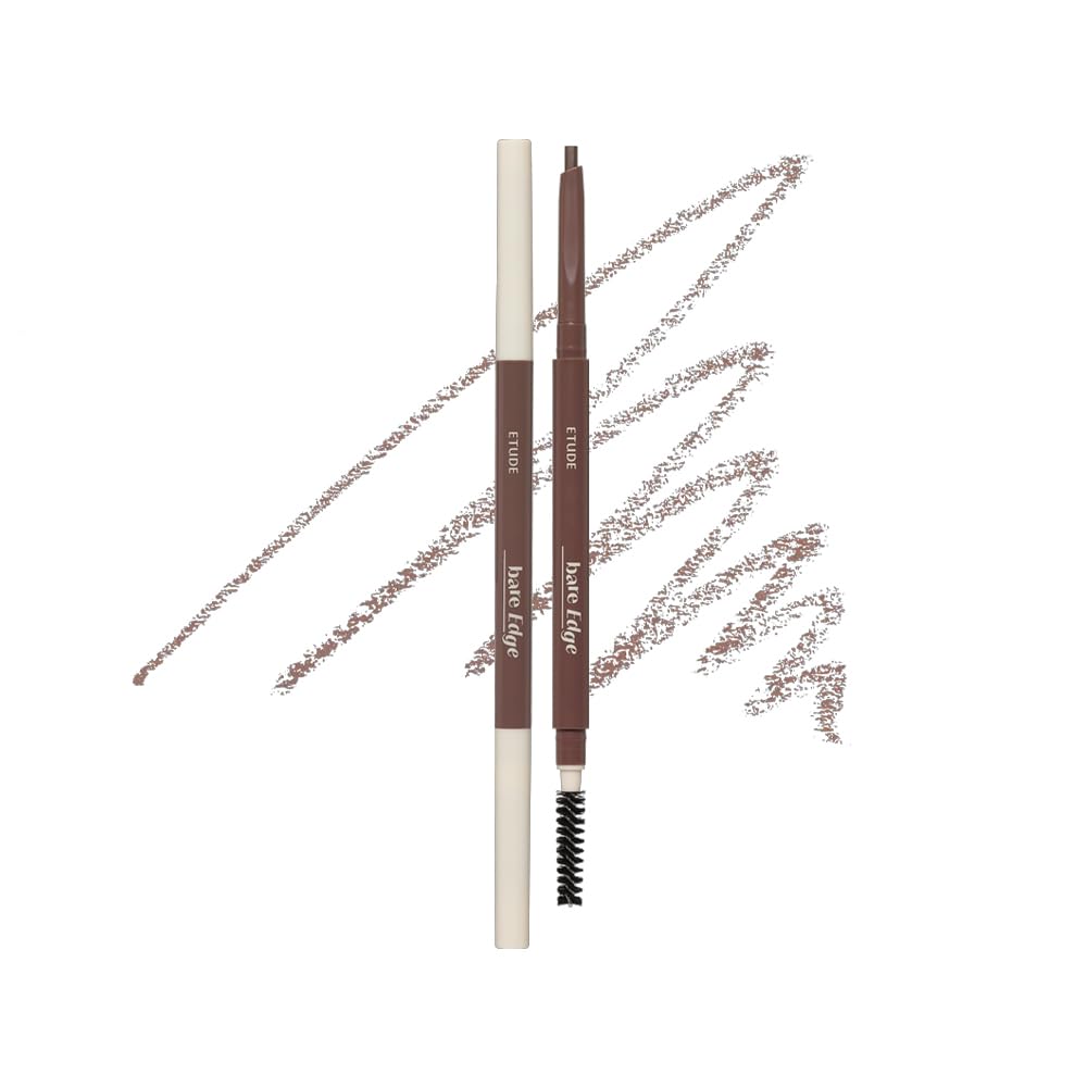 ETUDE Bare Edge 3D Eyebrow Pencil, Grey Brown, Natural-Looking