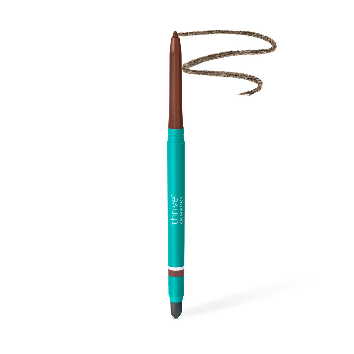 Thrive Causemetics Infinity Waterproof Eyeliner Pencil, Brown Matte Shade