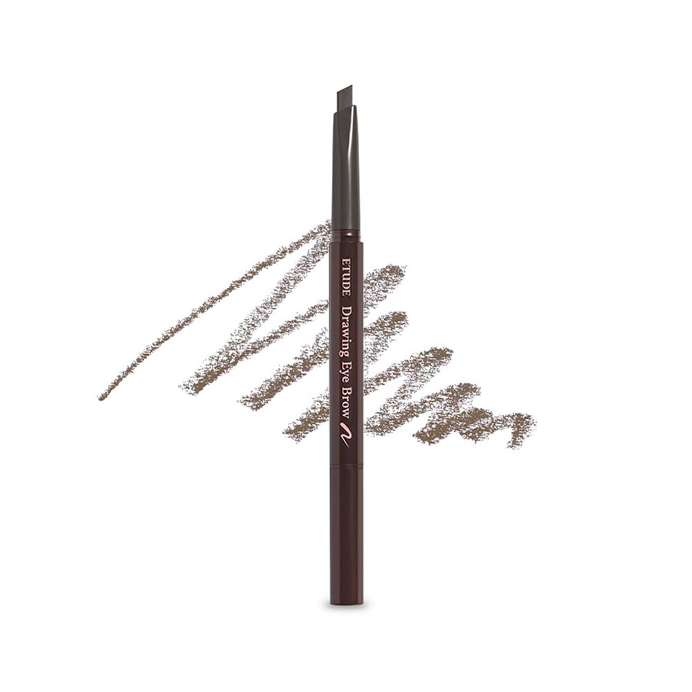 ETUDE Drawing Eye Brow Pro (Dark Brown) Eyebrow Pencil for women, Microblading, Long Lasting, Soft Textured Natural Daily Look, Korean Makeup, Beauty (0.008 Ounce)