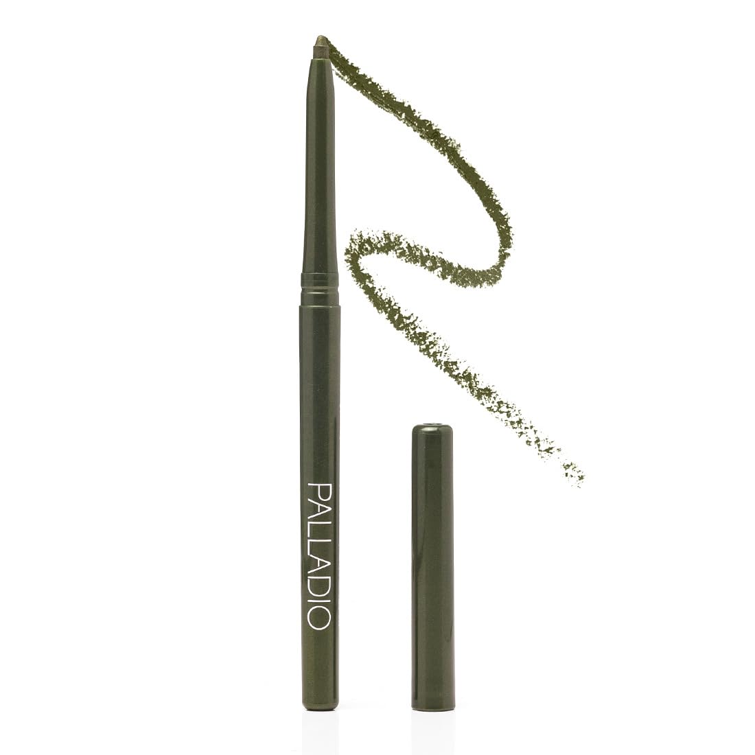 Palladio Retractable Waterproof Eyeliner, Eggplant, Creamy, Slip Twist Up Pencil Eye Liner, Smudge Proof Long Lasting Application, No Sharpener Required