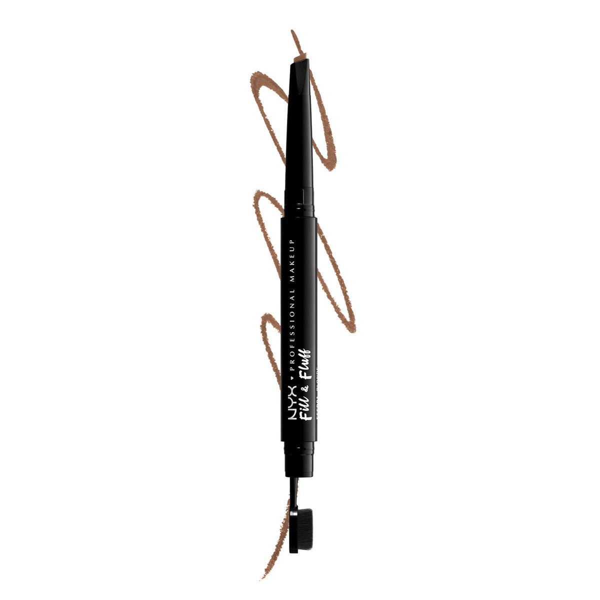 NYX PROFESSIONAL MAKEUP Fill & Fluff Eyebrow Pomade Pencil, Black