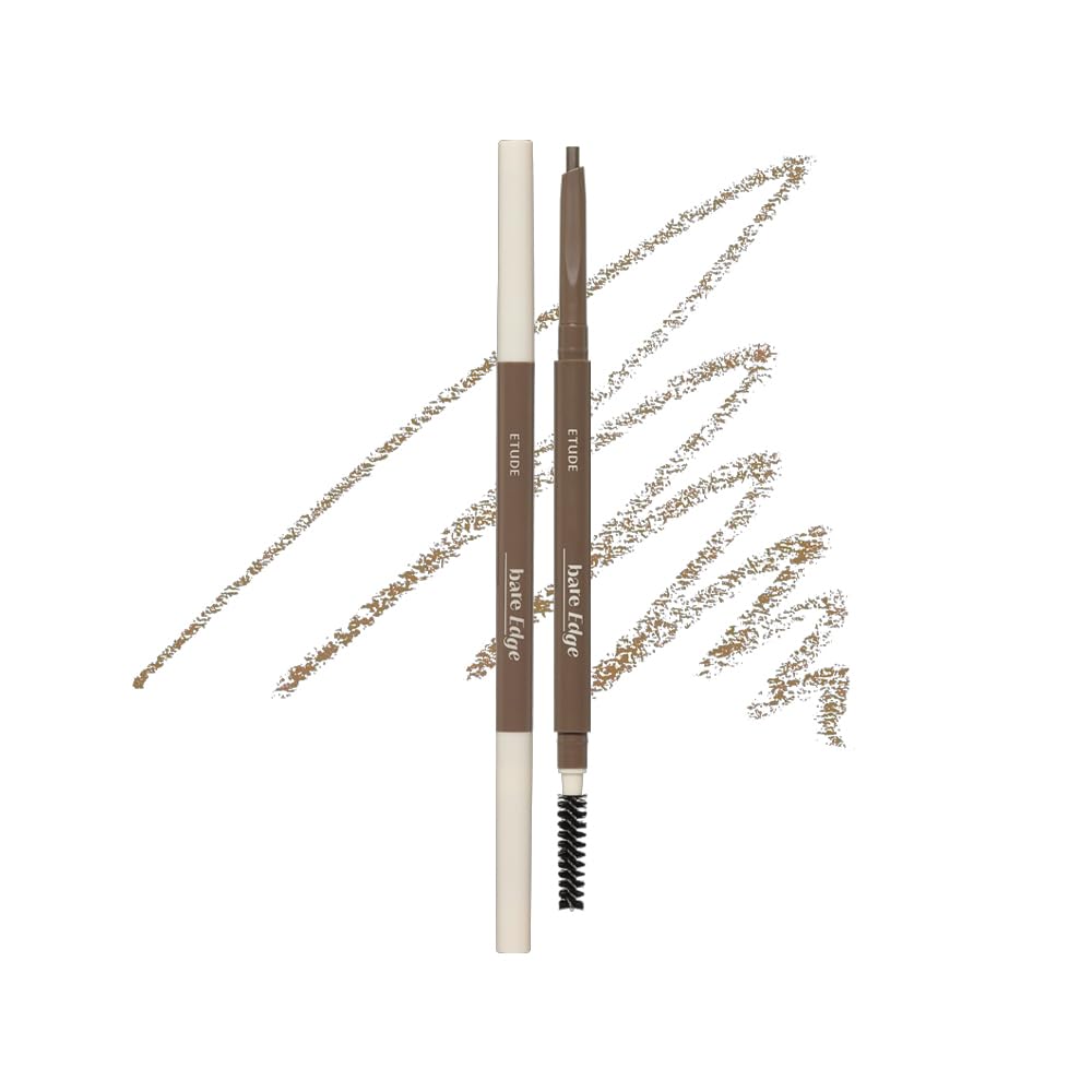 ETUDE Bare Edge 3D Eyebrow Pencil, Grey Brown, Natural-Looking