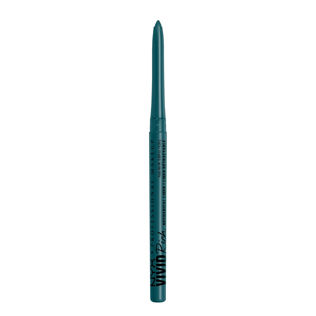 NYX PROFESSIONAL MAKEUP Mechanical Eye Pencil,Vivid Rich Mechanical, Creamy Retractable Eyeliner - Always Onyx, Black Eyeliner