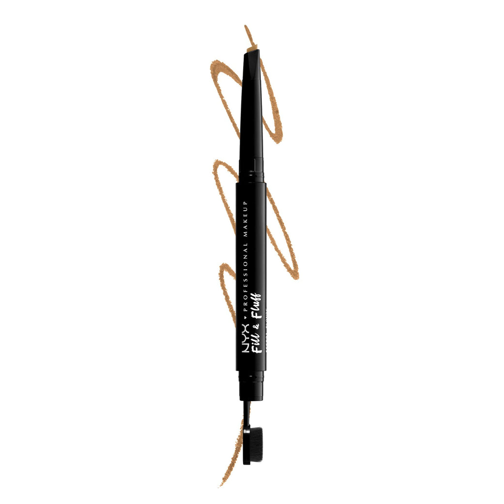 NYX PROFESSIONAL MAKEUP Fill & Fluff Eyebrow Pomade Pencil, Black