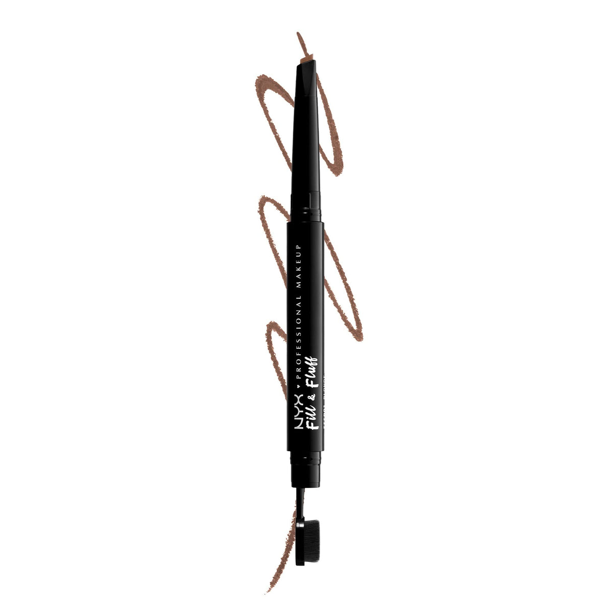 NYX PROFESSIONAL MAKEUP Fill & Fluff Eyebrow Pomade Pencil, Black
