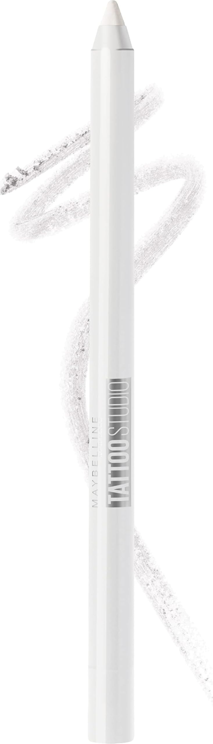 Maybelline TattooStudio Long-Lasting Sharpenable Eyeliner Pencil, Glide on Smooth Gel Pigments with 36 Hour Wear, Waterproof, Bold Brown, 1 Count