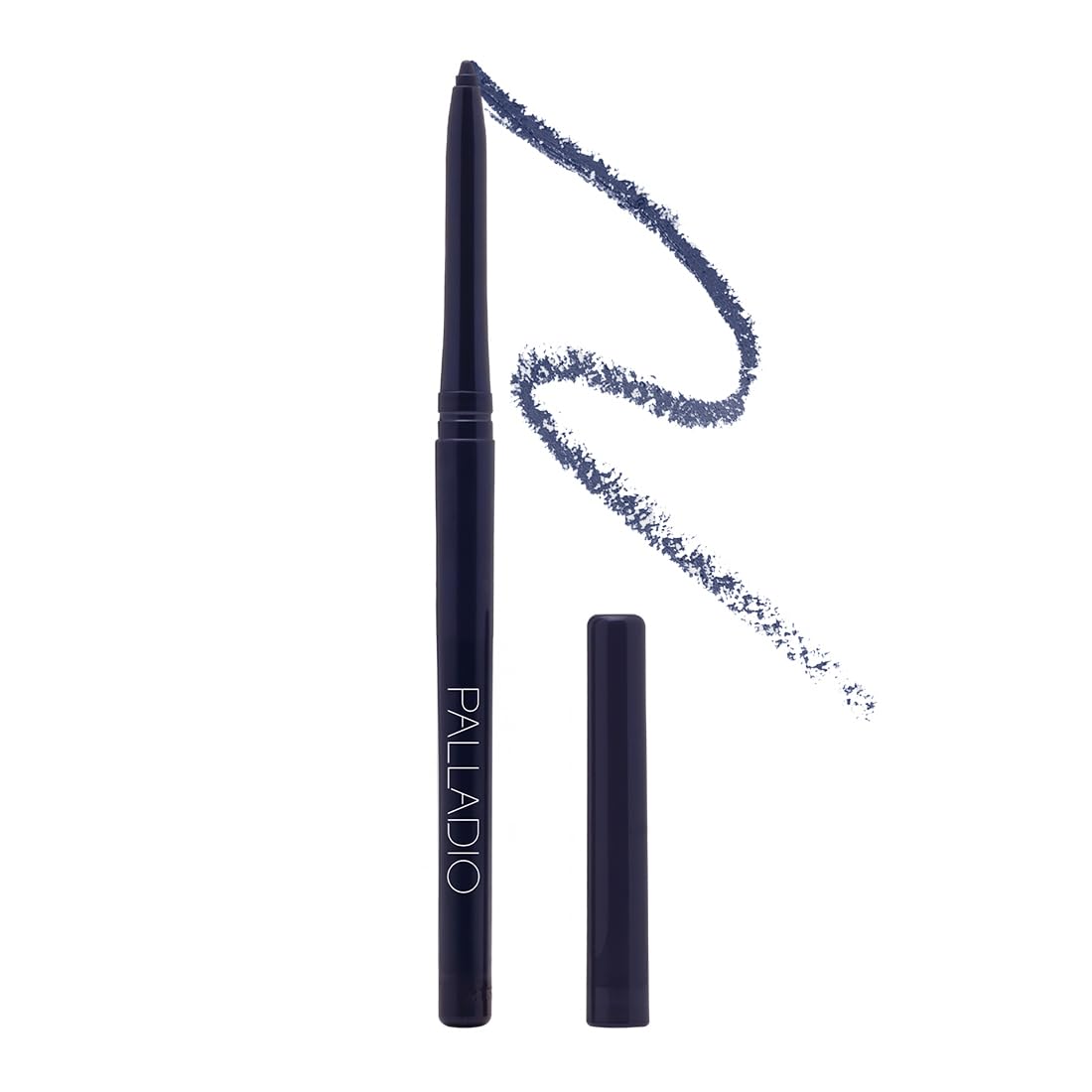 Palladio Retractable Waterproof Eyeliner, Eggplant, Creamy, Slip Twist Up Pencil Eye Liner, Smudge Proof Long Lasting Application, No Sharpener Required