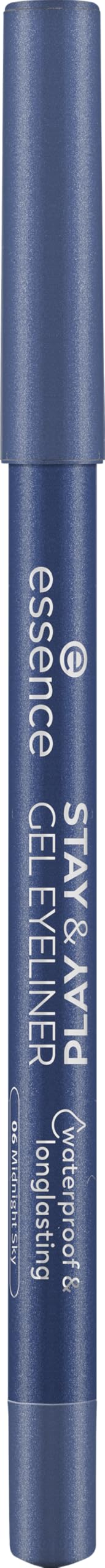 essence Stay & Play Gel Eyeliner Pencil (01 | Black Raven), Vegan