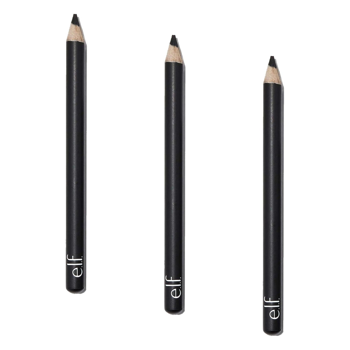 e.l.f. Satin Eyeliner Pencil, Smooth Glide Eyeliner For A Satin Finish, Includes A Built-In Sharpener, Vegan & Cruelty-Free, Black