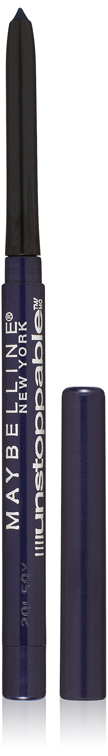 Maybelline Unstoppable Waterproof Mechanical Grey Eyeliner Pencil, Easy to Apply, Smooth Glide, Up to 24 Hour Wear, Pewter