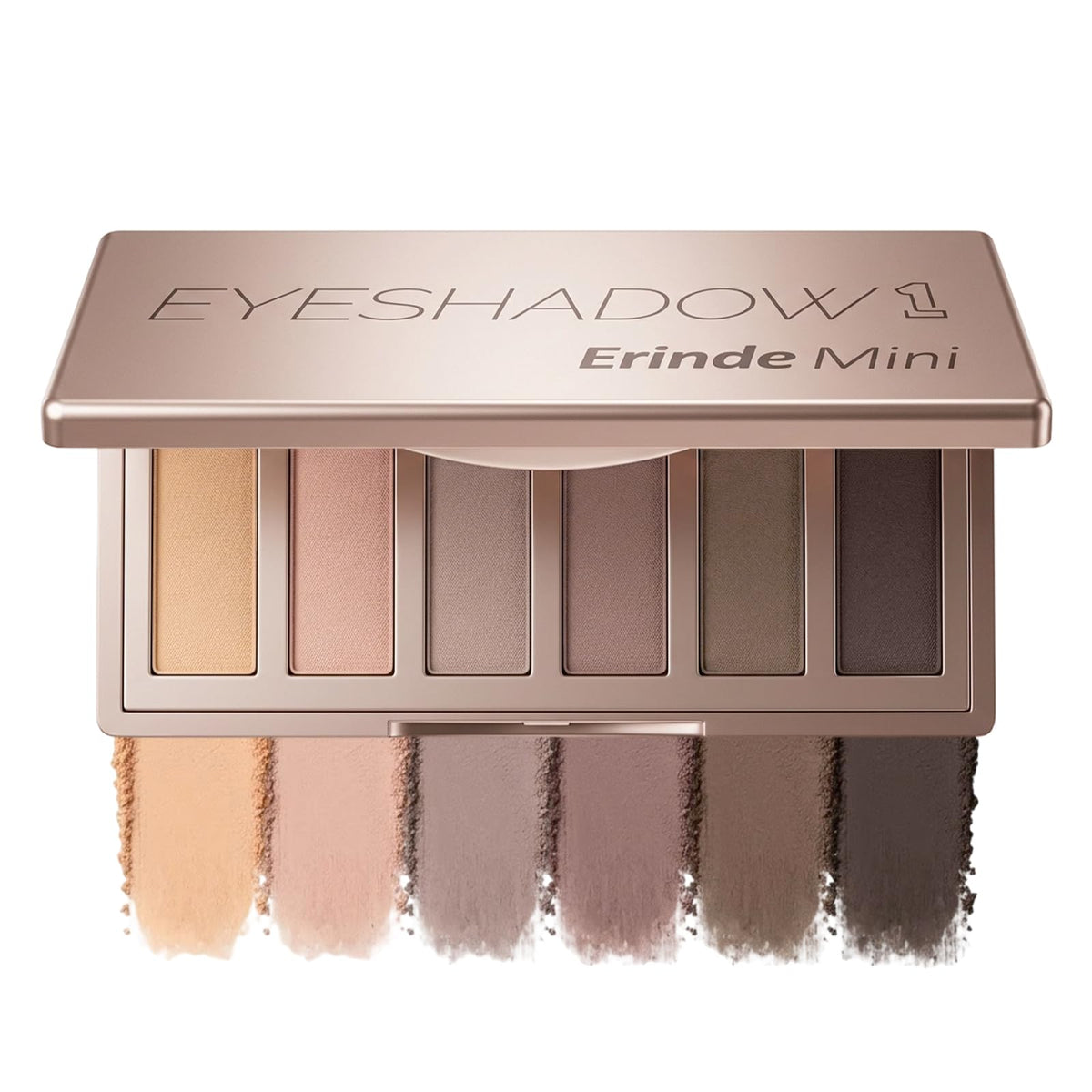 Erinde 10 Colors Matte Eyeshadow Palette, Grey Taupe Mavue Nude Eye Shadow for Older Women, Ultra Blendable Cool Toned Neutral Smokey Eye Shadow Palettes, Long Lasting Natural Smooth Texture, Cement