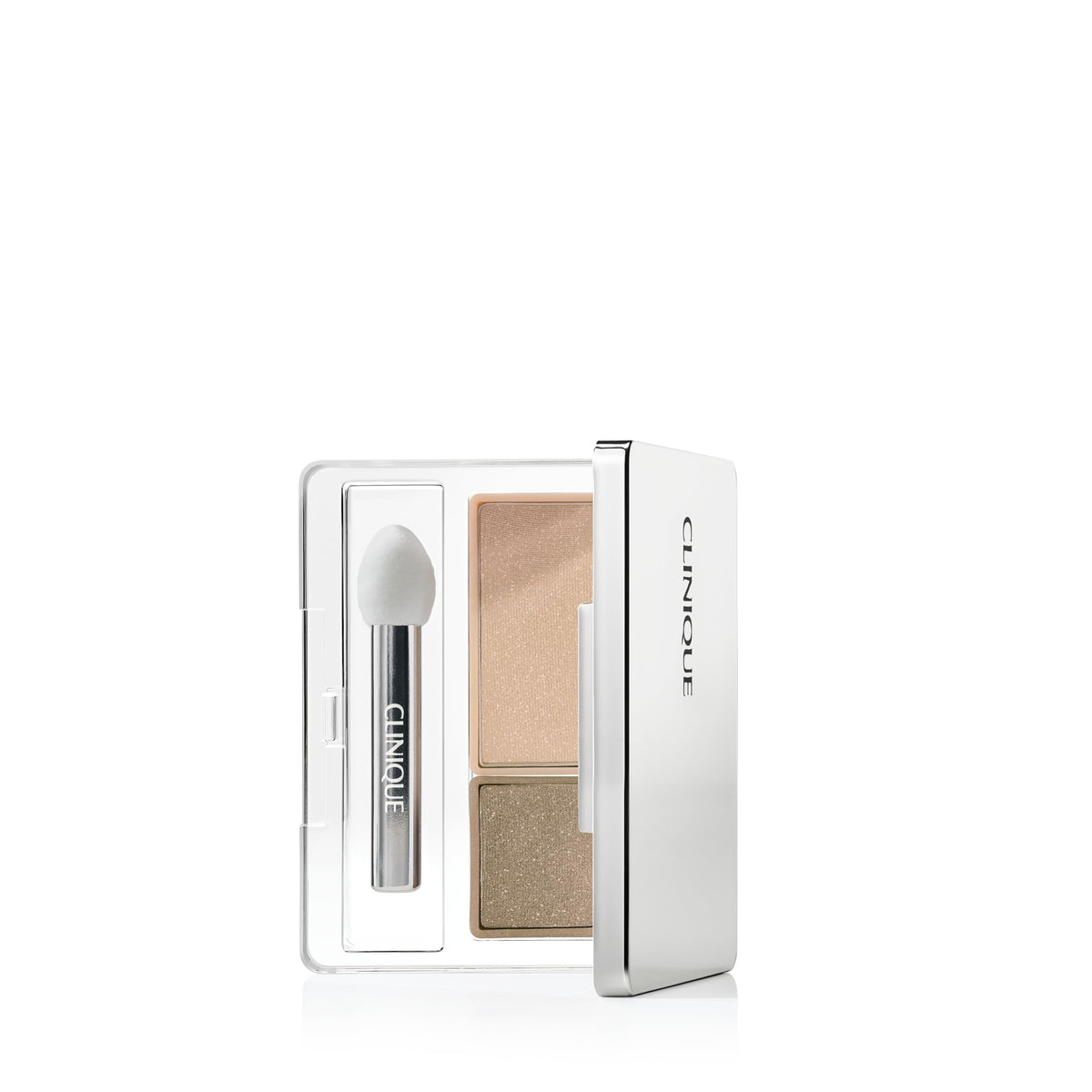 Clinique All About Shadow Duo Eye Shadow Makeup | Safe For Sensitive Eyes | Buildable + Long-Wearing Color | Smooth, Easy Application | Buildable + Long-Wearing Color | Smooth, Easy Application