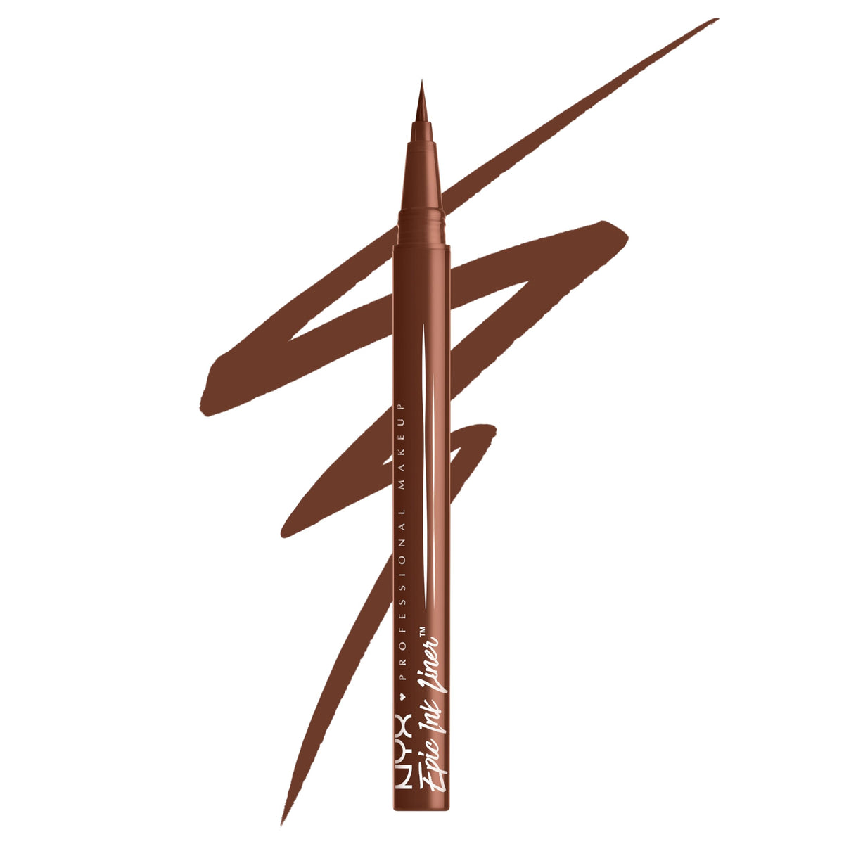 NYX PROFESSIONAL MAKEUP Epic Ink Eyeliner, Up To 24HR Wear, Milk Chocolate