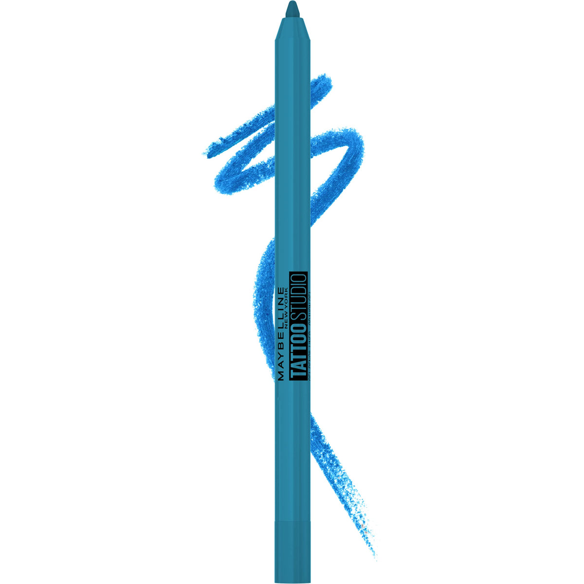 Maybelline TattooStudio Long-Lasting Sharpenable Eyeliner Pencil, Glide on Smooth Gel Pigments with 36 Hour Wear, Waterproof, Deep Onyx, 1 Count