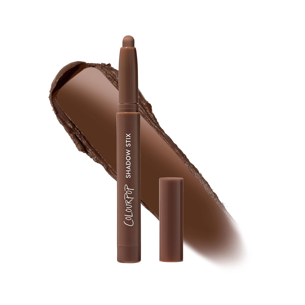 ColourPop Shadow Stix - Cream Eyeshadow Stick with Long-Lasting Color - Multi-Use Cream Makeup with a Built-In Sharpener & Precise Tip for Easy Application - Socialite (0.05 oz)