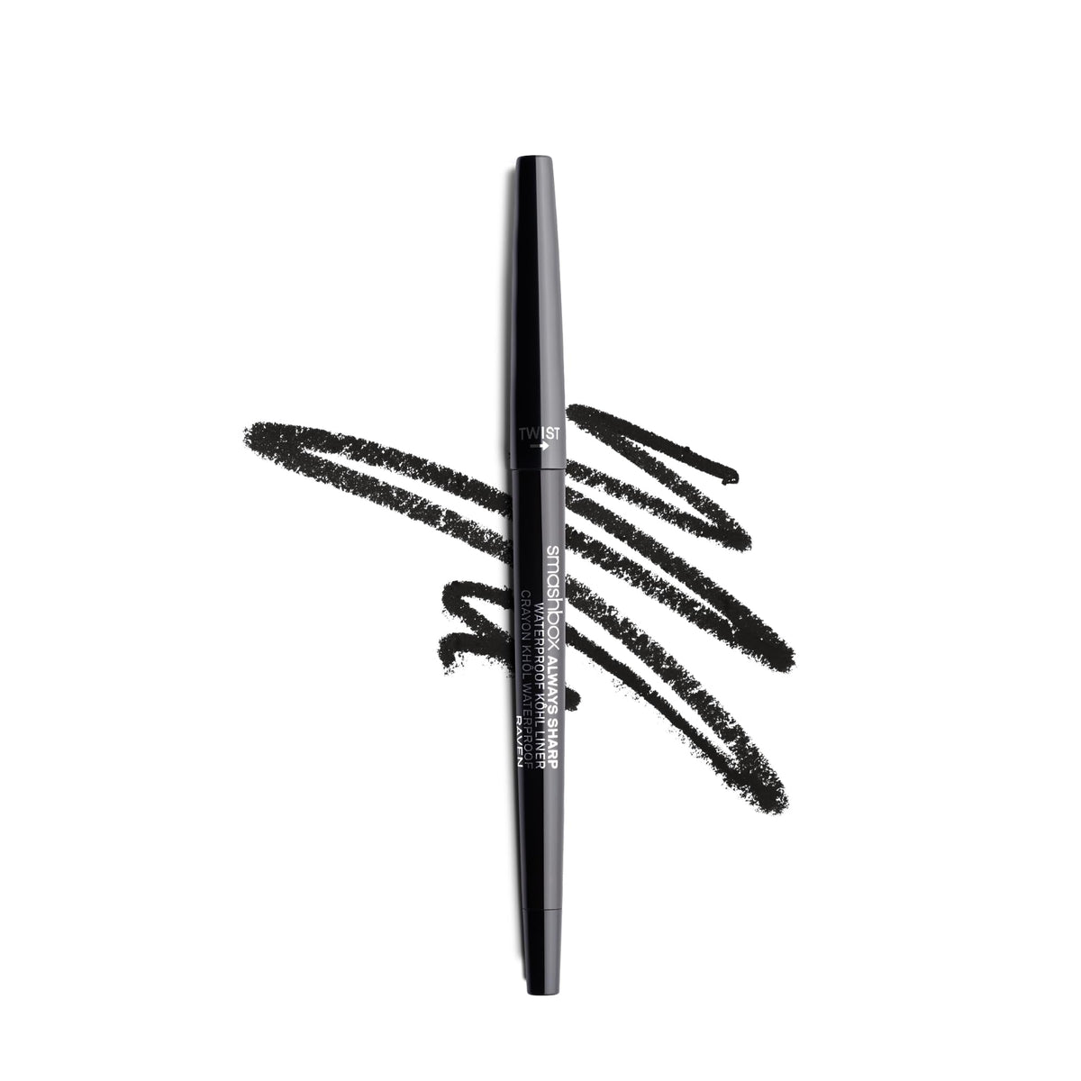 Smashbox Always Sharp Longwear Kohl Eyeliner Pencil | Self-Sharpening Cap When You Twist | Long Lasting, Waterproof Eyeliner, 0.01 Ounce