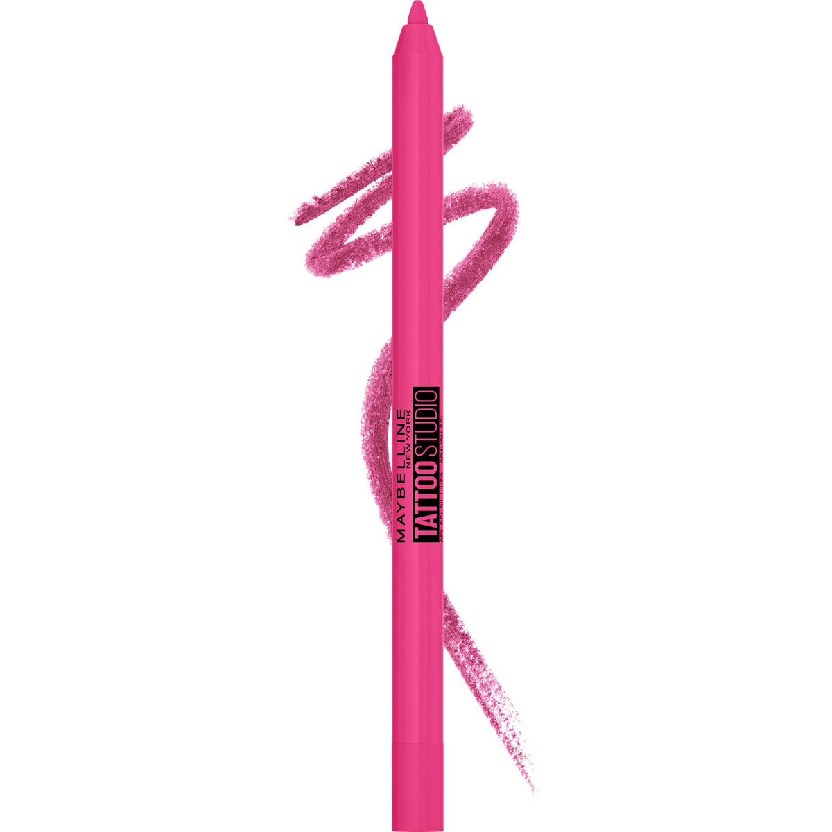 Maybelline TattooStudio Long-Lasting Sharpenable Eyeliner Pencil, Glide on Smooth Gel Pigments with 36 Hour Wear, Waterproof, Bold Brown, 1 Count