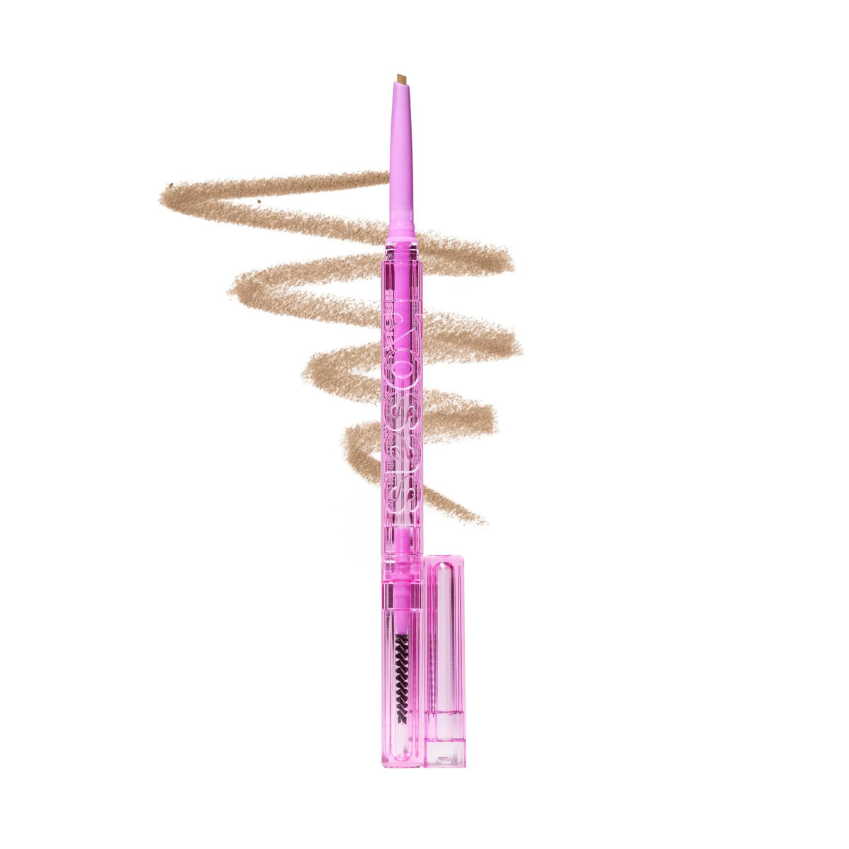 Kosas Brow Pop Eyebrow Pencil with Spoolie, Medium Brown
