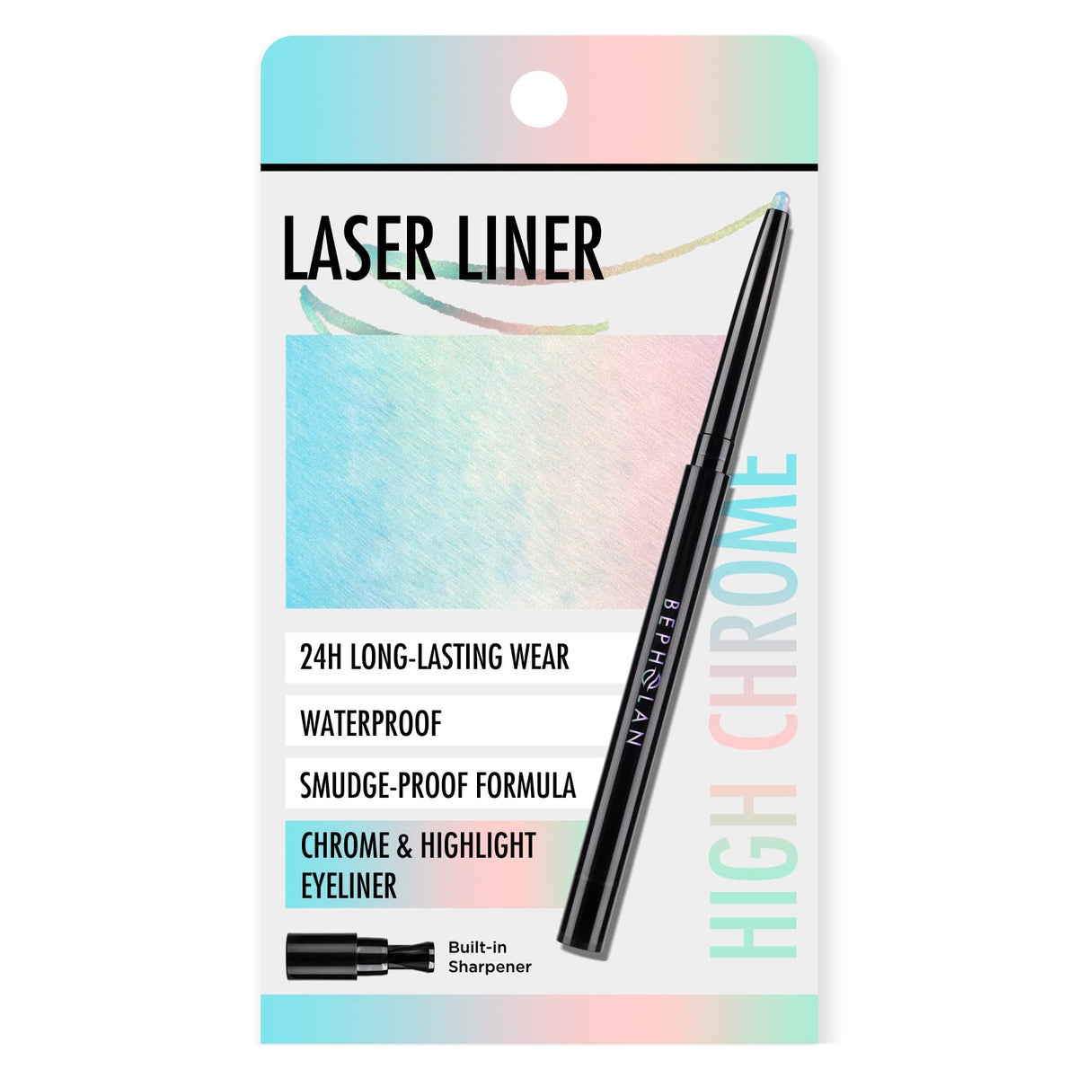 BEPHOLAN Black Gel Eyeliner Pencil Waterproof Long-Lasting Matte Liner