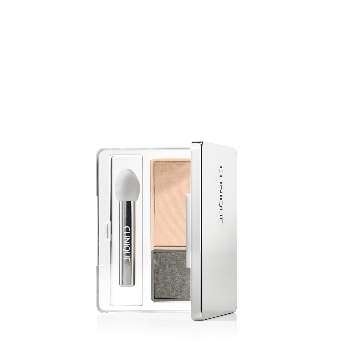 Clinique All About Shadow Duo Eye Shadow Makeup | Safe For Sensitive Eyes | Buildable + Long-Wearing Color | Smooth, Easy Application | Buildable + Long-Wearing Color | Smooth, Easy Application