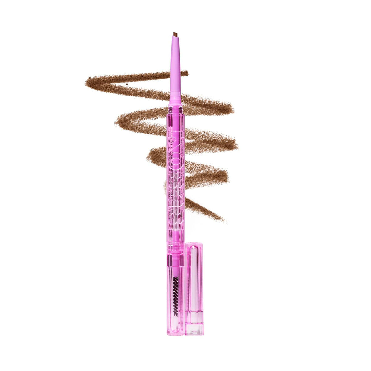 Kosas Brow Pop Eyebrow Pencil with Spoolie, Medium Brown
