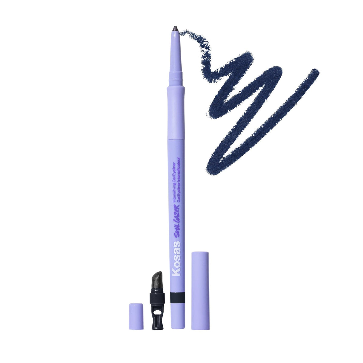 Kosas Soulgazer Waterproof and Smudge-Resistant Gel Eyeliner Blackened Blue