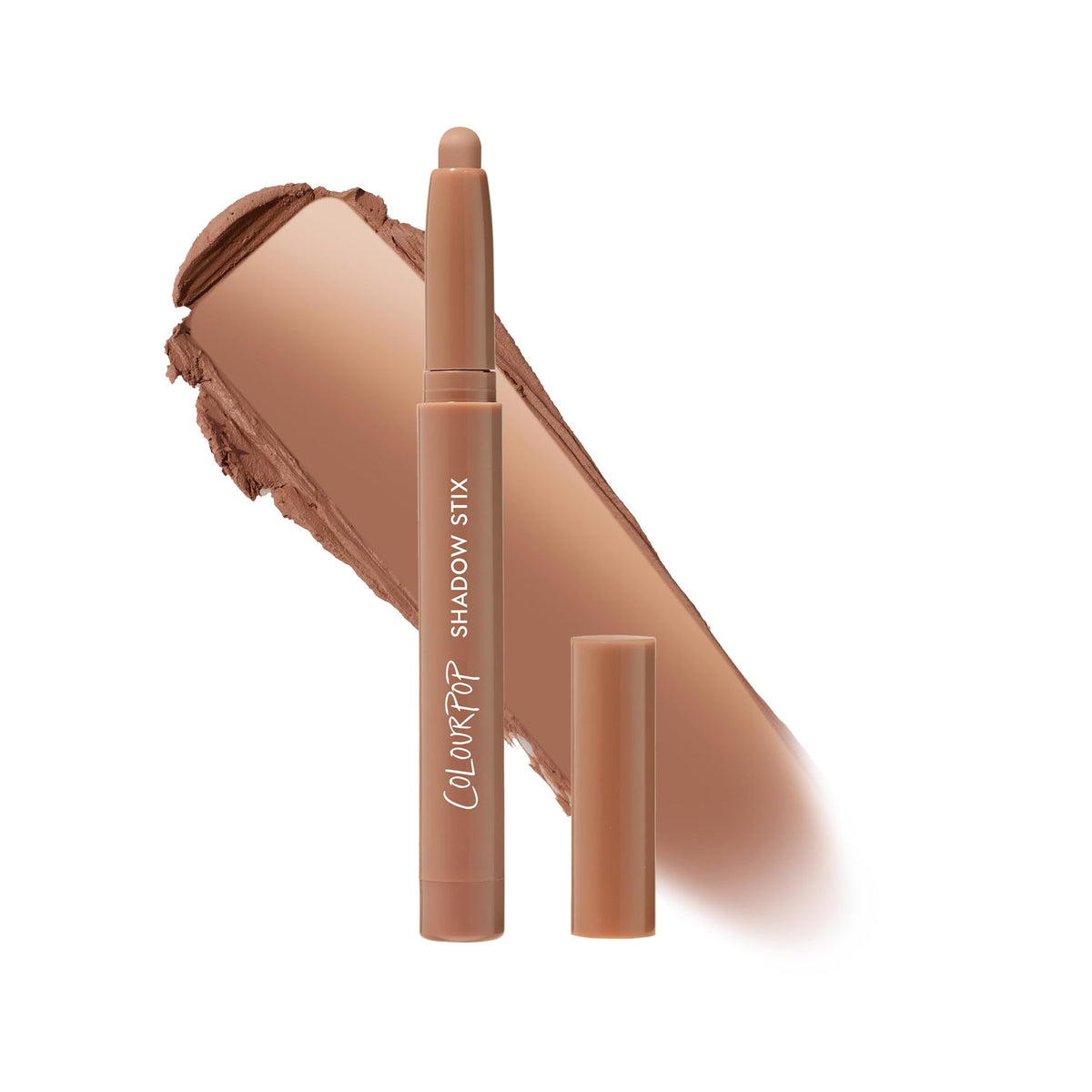 ColourPop Shadow Stix - Cream Eyeshadow Stick with Long-Lasting Color - Multi-Use Cream Makeup with a Built-In Sharpener & Precise Tip for Easy Application - Socialite (0.05 oz)