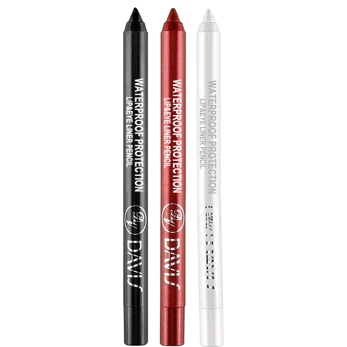 LemonSac 15PCS Colorful Eyeliner Pen Set, Eye Shadow Pencil, Pearl & Matte Metallic Glitter Eyeliner for Women, Eye & Lip Liner, Professional Eye Makeup Set