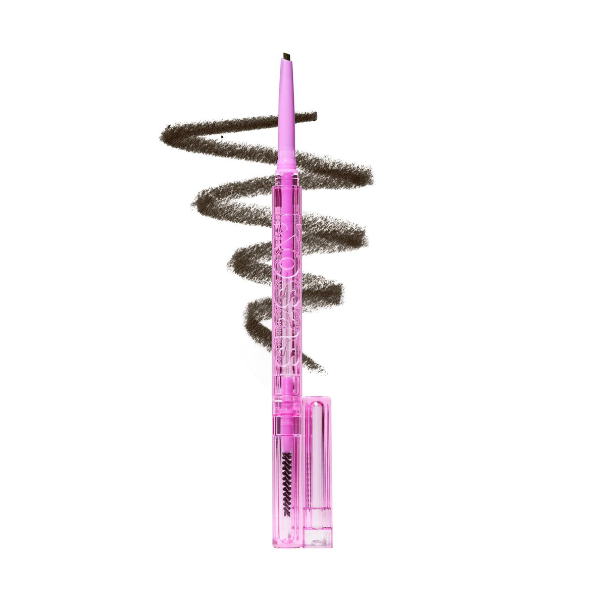 Kosas Brow Pop Eyebrow Pencil with Spoolie, Medium Brown