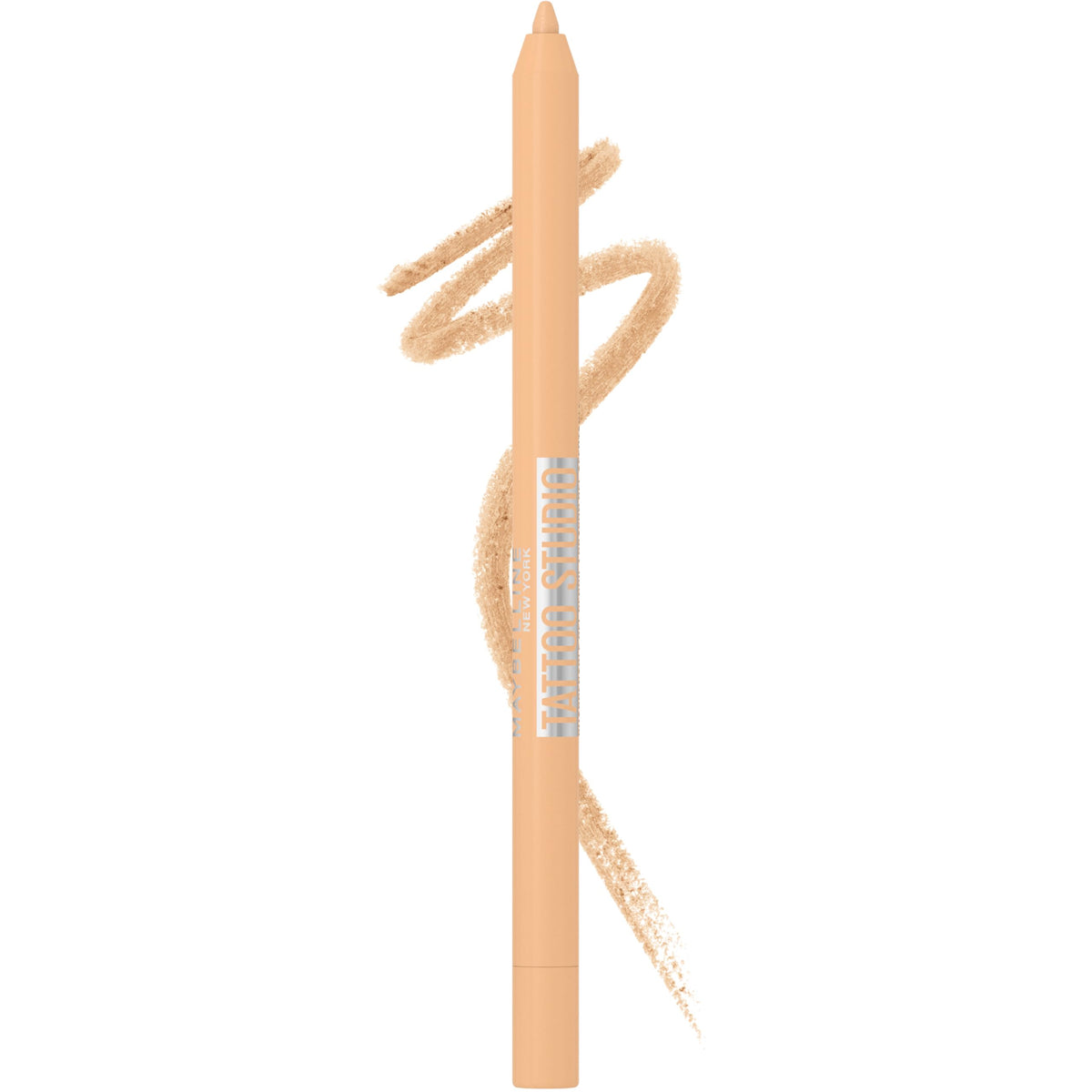 Maybelline TattooStudio Long-Lasting Sharpenable Eyeliner Pencil, Glide on Smooth Gel Pigments with 36 Hour Wear, Waterproof, Bold Brown, 1 Count