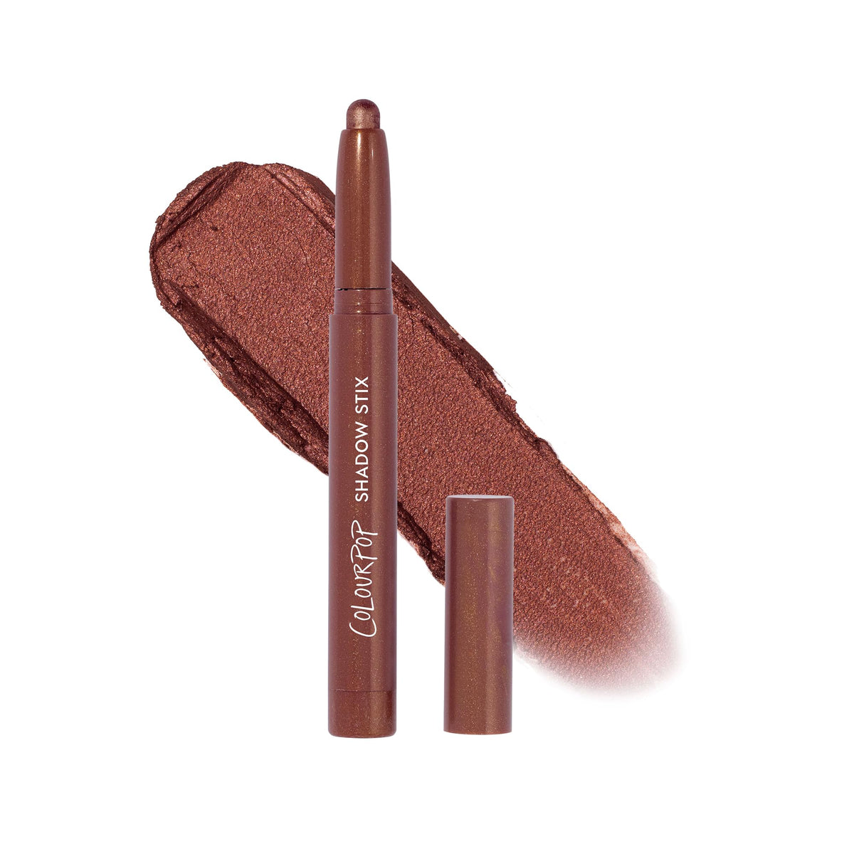 ColourPop Shadow Stix - Cream Eyeshadow Stick with Long-Lasting Color - Multi-Use Cream Makeup with a Built-In Sharpener & Precise Tip for Easy Application - Socialite (0.05 oz)