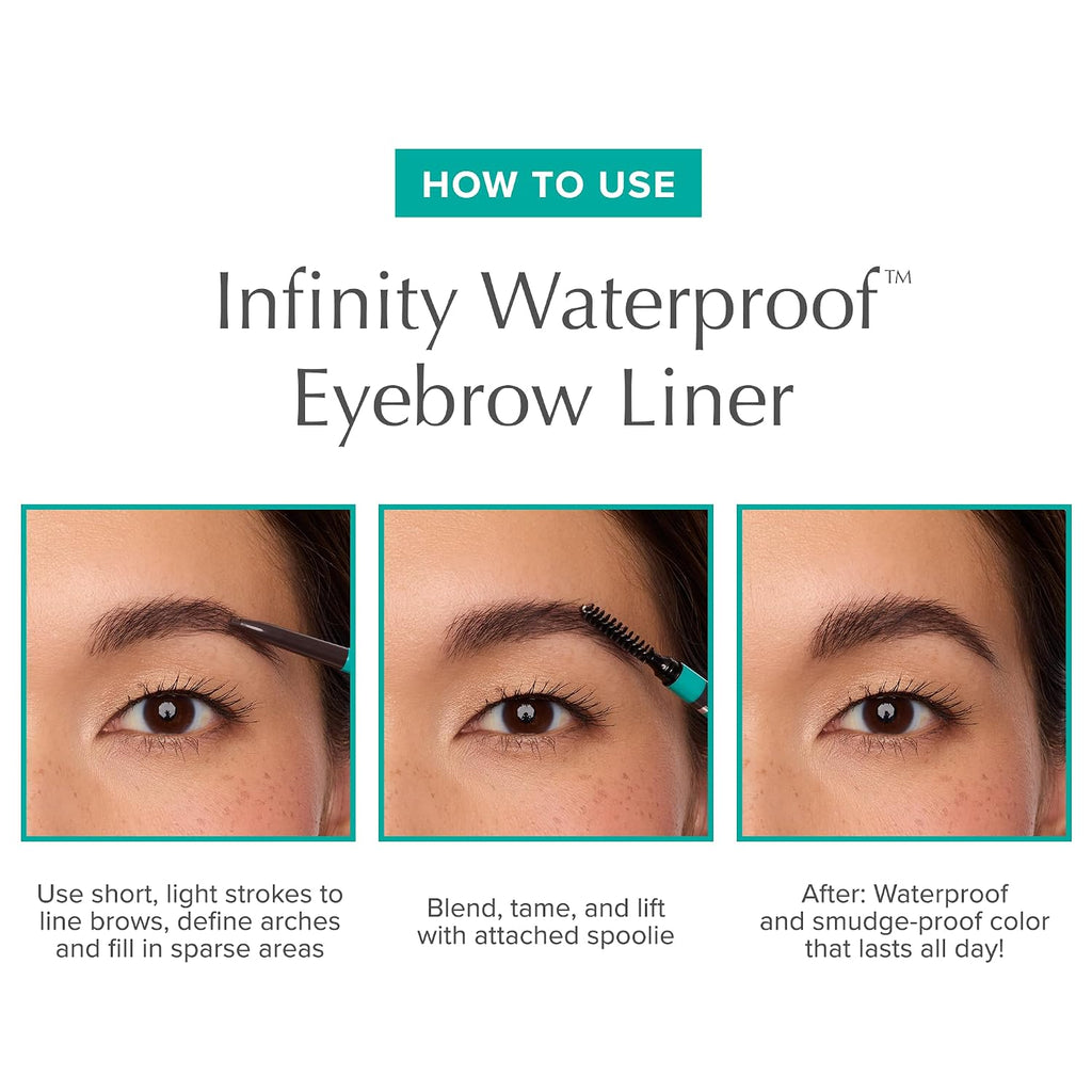 Thrive Causemetics Infinity Waterproof Eyebrow Pencil, Taupe Shade