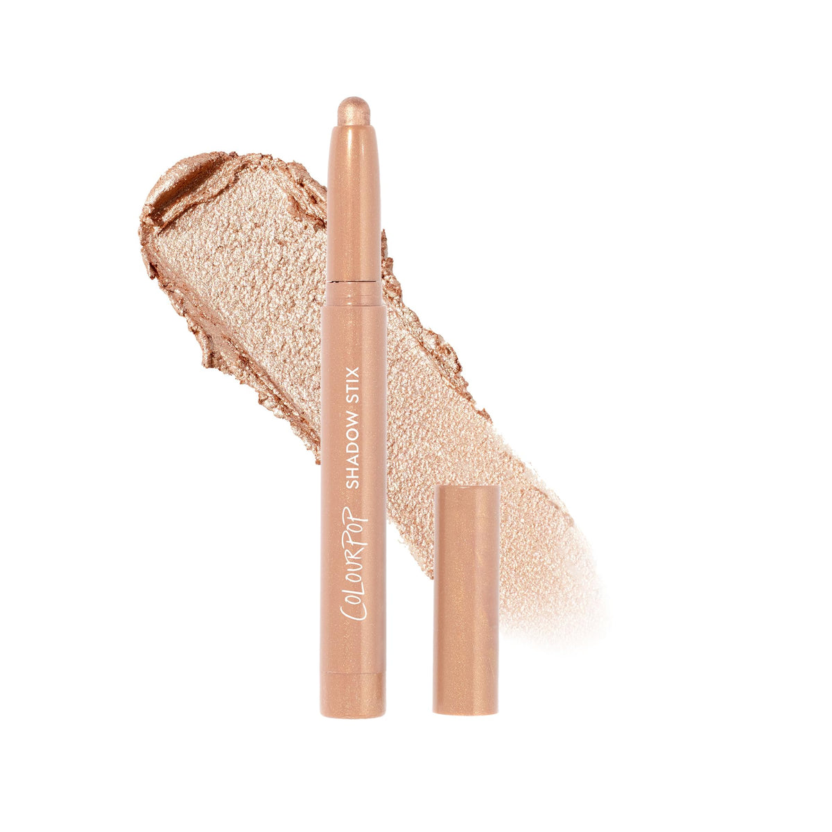ColourPop Shadow Stix - Cream Eyeshadow Stick with Long-Lasting Color - Multi-Use Cream Makeup with a Built-In Sharpener & Precise Tip for Easy Application - Socialite (0.05 oz)
