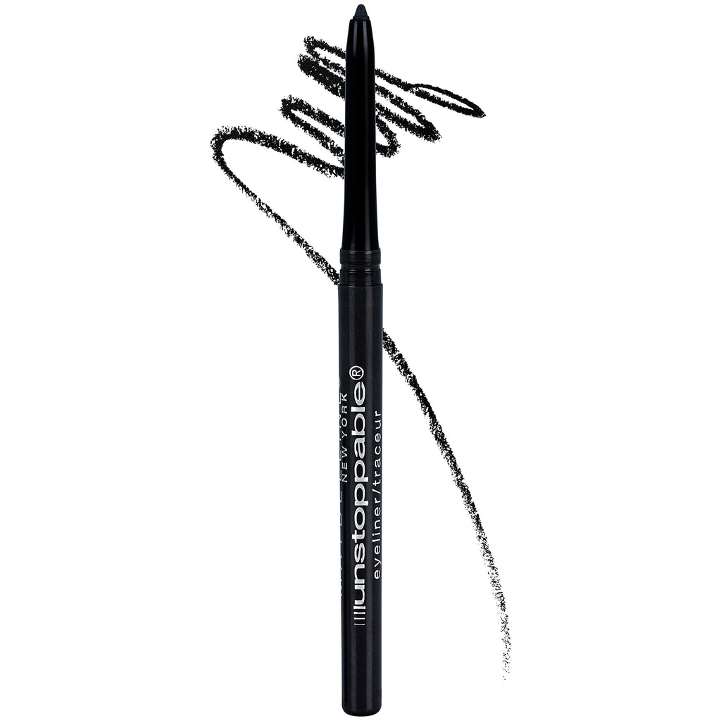 Maybelline Unstoppable Waterproof Mechanical Grey Eyeliner Pencil, Easy to Apply, Smooth Glide, Up to 24 Hour Wear, Pewter