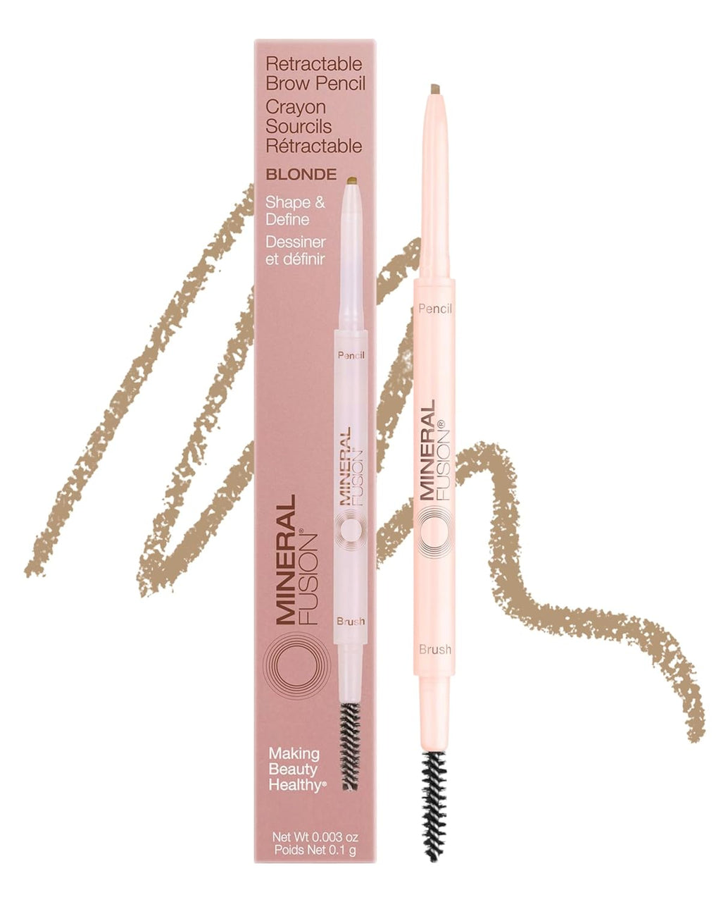 Mineral Fusion Retractable Brow Pencil (Blonde)