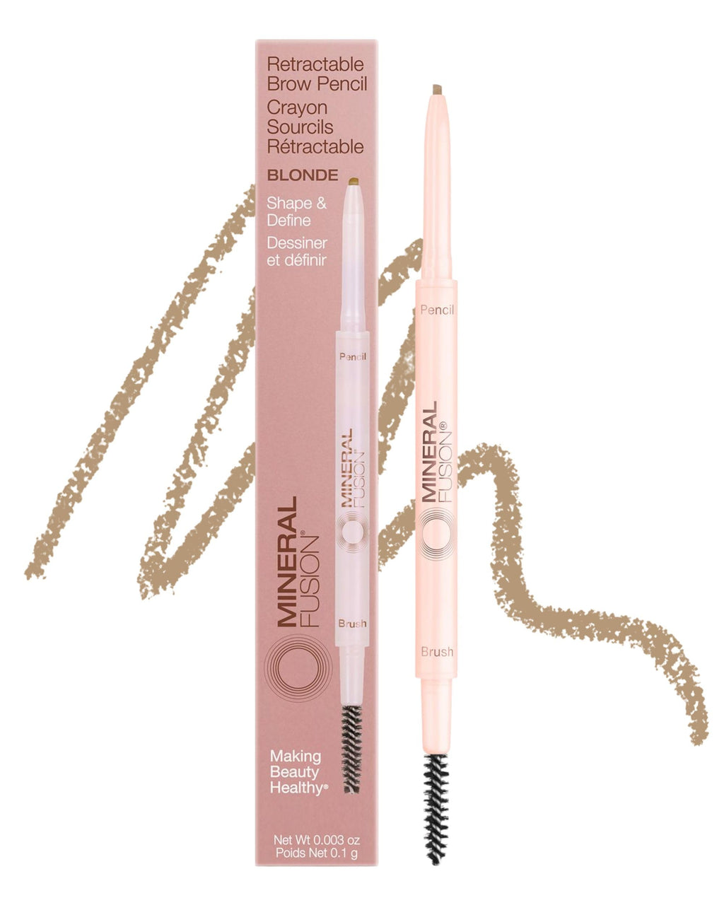 Mineral Fusion Retractable Brow Pencil (Blonde)