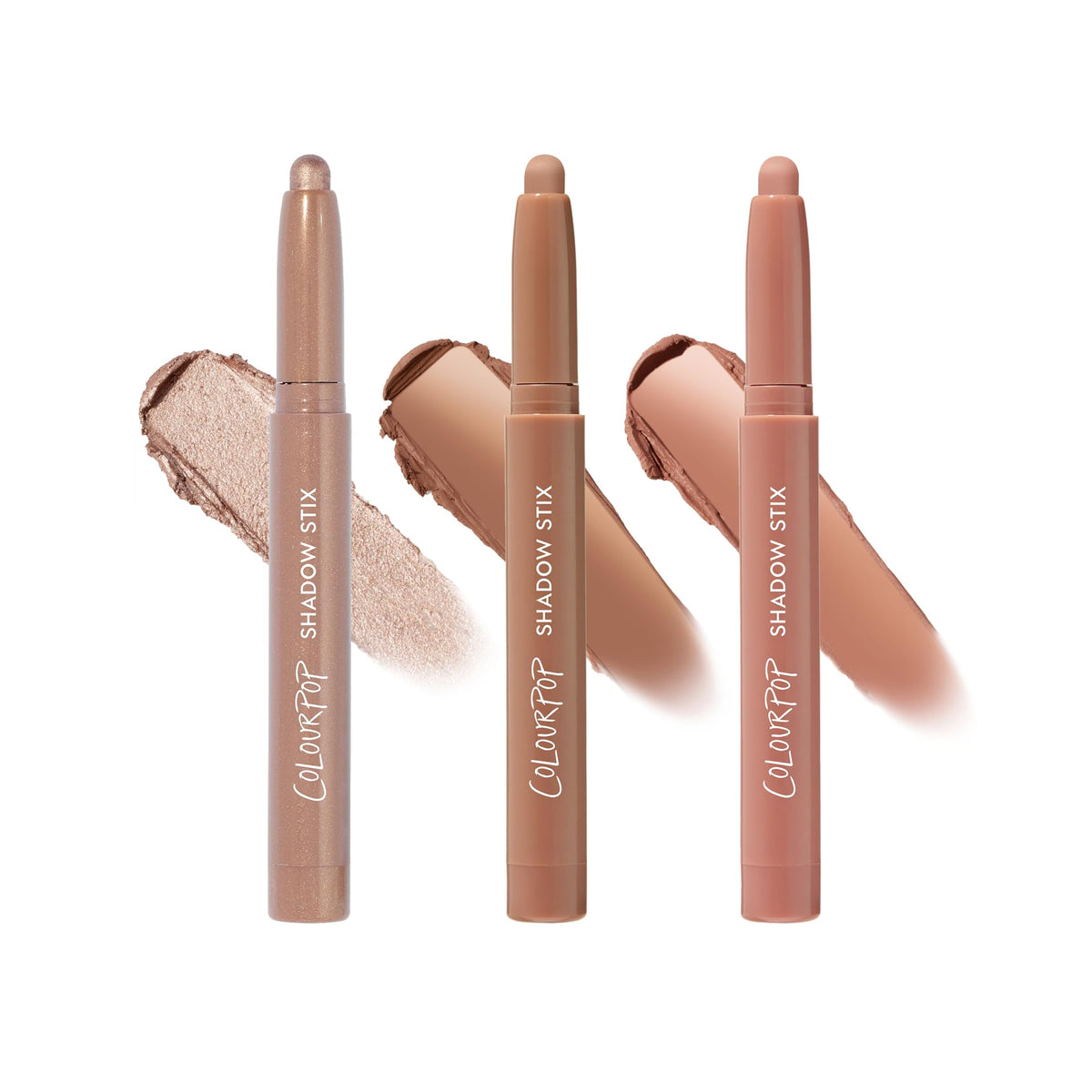ColourPop Shadow Stix - Cream Eyeshadow Stick with Long-Lasting Color - Multi-Use Cream Makeup with a Built-In Sharpener & Precise Tip for Easy Application - Socialite (0.05 oz)